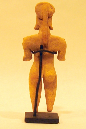 Colima Standing Female Figure