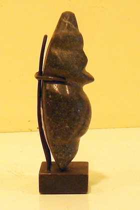 Mezcala Figure, Dark Green Stone