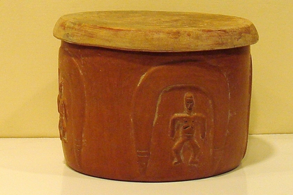 Colima Drum Bowl, Covered