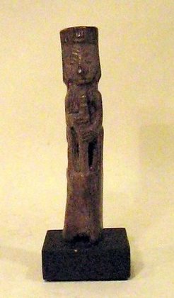 La Tolita Carved Bone of a Standing Figure