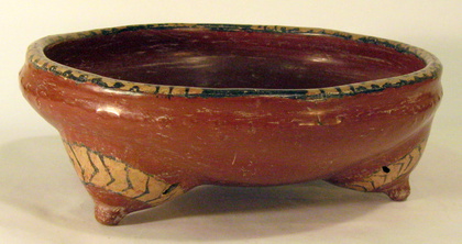 Chupicuaro Tripod Bowl, Mammiform Legs